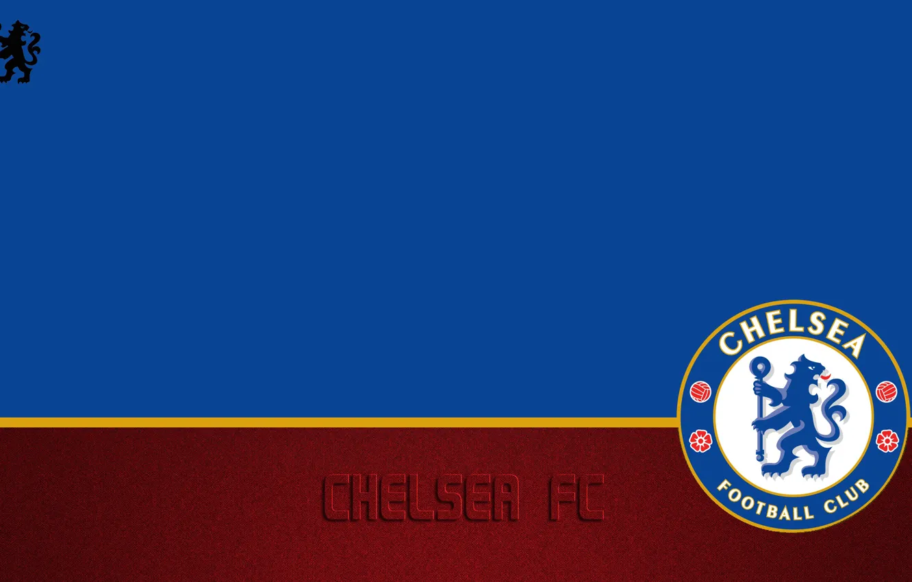 Фото обои wallpaper, sport, logo, football, Chelsea FC