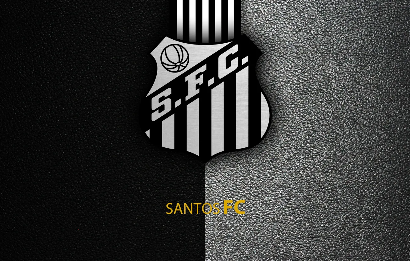Фото обои wallpaper, sport, logo, football, Santos, Brazilian Serie A