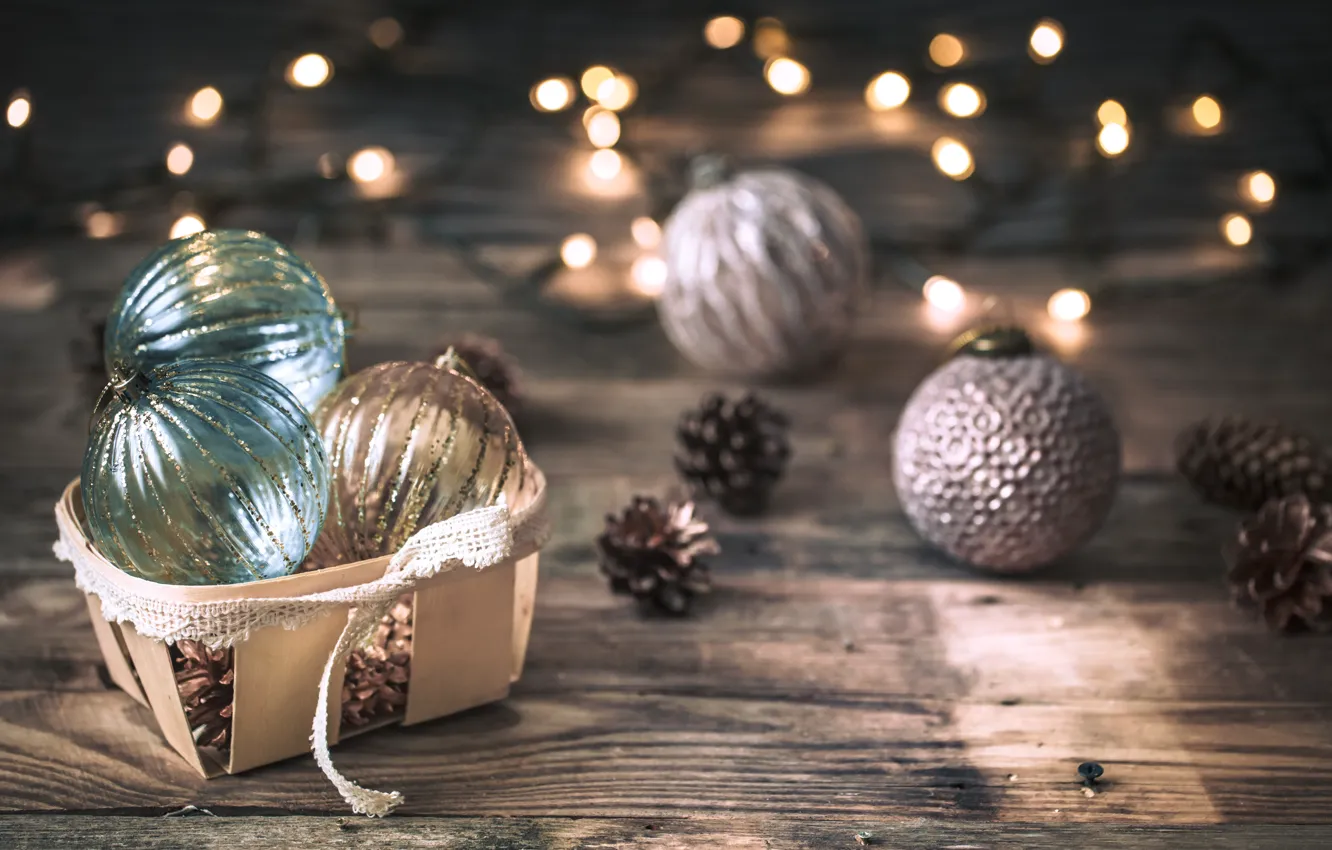 Фото обои зима, украшения, шары, елка, Рождество, Новый год, new year, Christmas