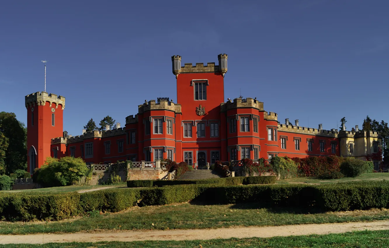 Фото обои Czech Republic, Architecture, Nechanice Chateau