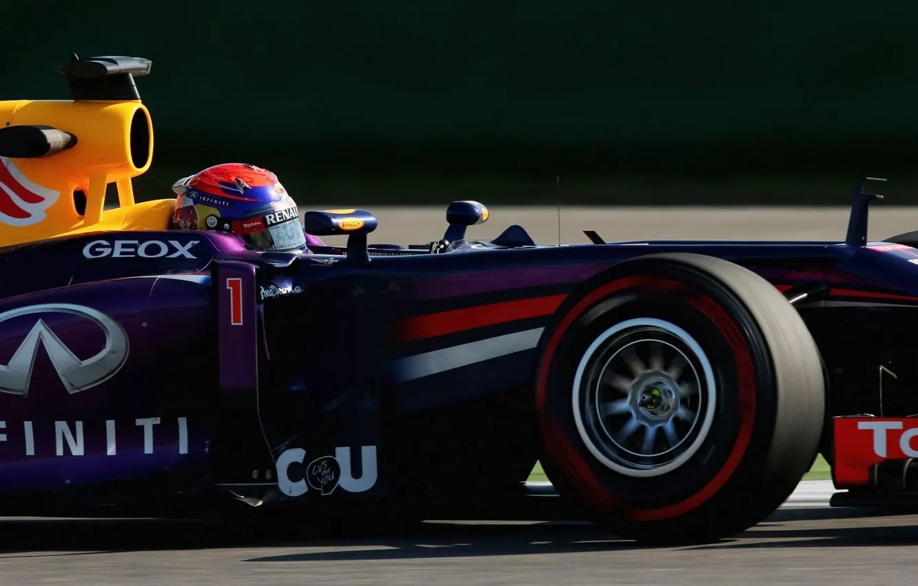 Фото обои формула 1, болид, race, formula one, red bull, Sebastian Vettel, себастьян феттель
