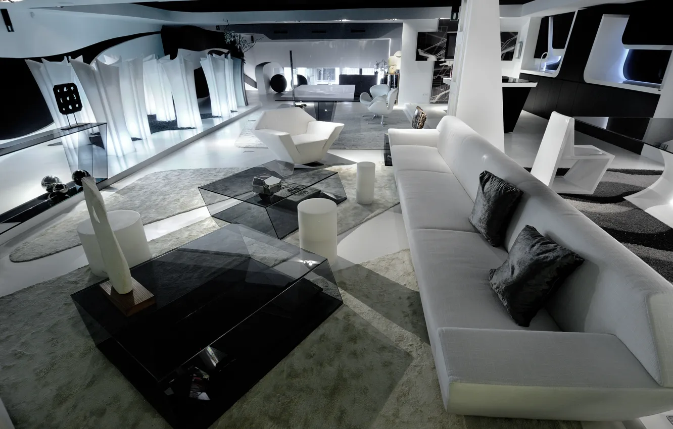 Фото обои дизайн, стол, комната, диван, интерьер, кресло