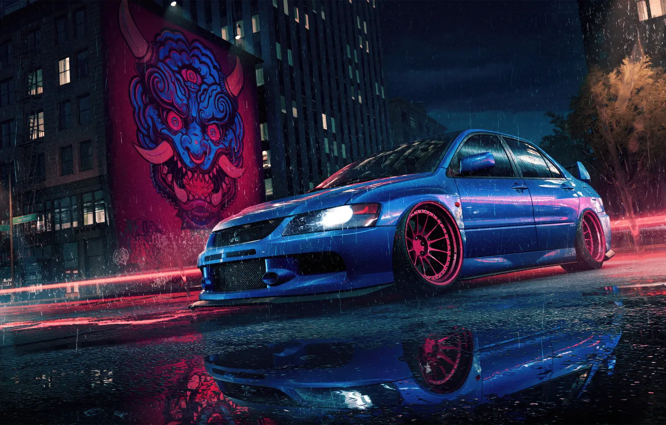 Фото обои Mitsubishi, Lancer, NFS, Need for Speed, nfs, WRC, Evo, Mitsubishi Lancer Evolution IX