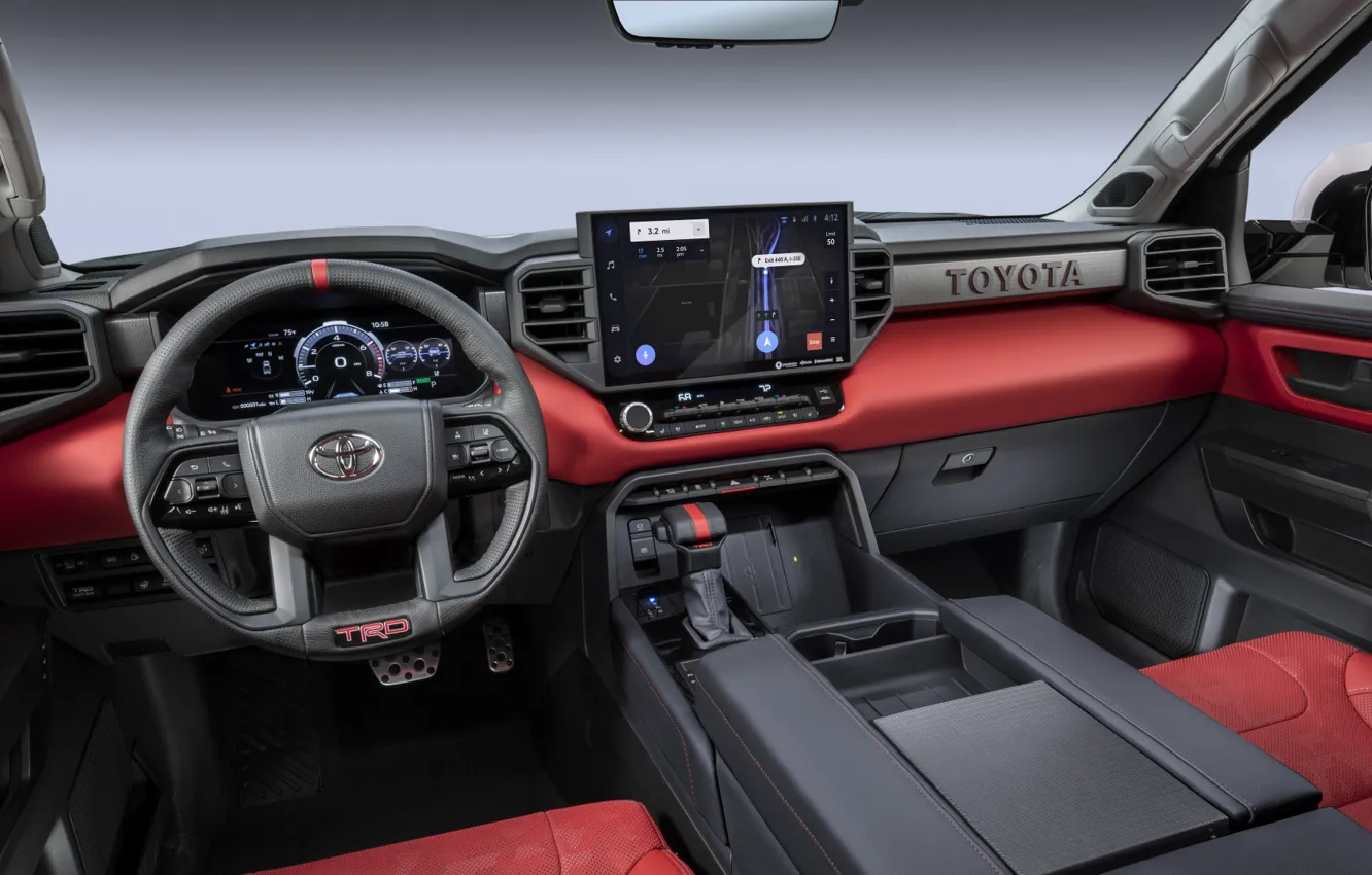 Фото обои интерьер, Toyota, Тойота, Tundra, 2022, TRD Pro, Toyota Tundra TRD Pro