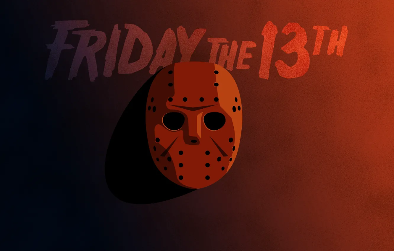 Фото обои тень, маска, Джейсон, арт, Friday the 13th, постер, ужасы, Jason