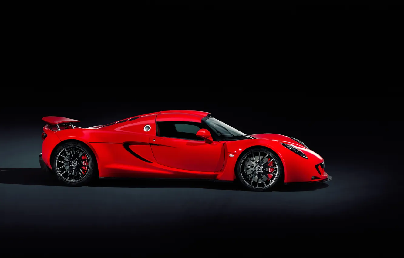 Фото обои суперкар, supercar, 2011, тёмный фон, Hennessey, Venom GT, dark background, единственный экземпляр