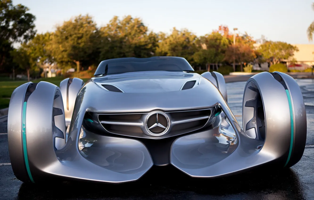 Фото обои концепт, Mercedes, автомобиль, Silver Arrow