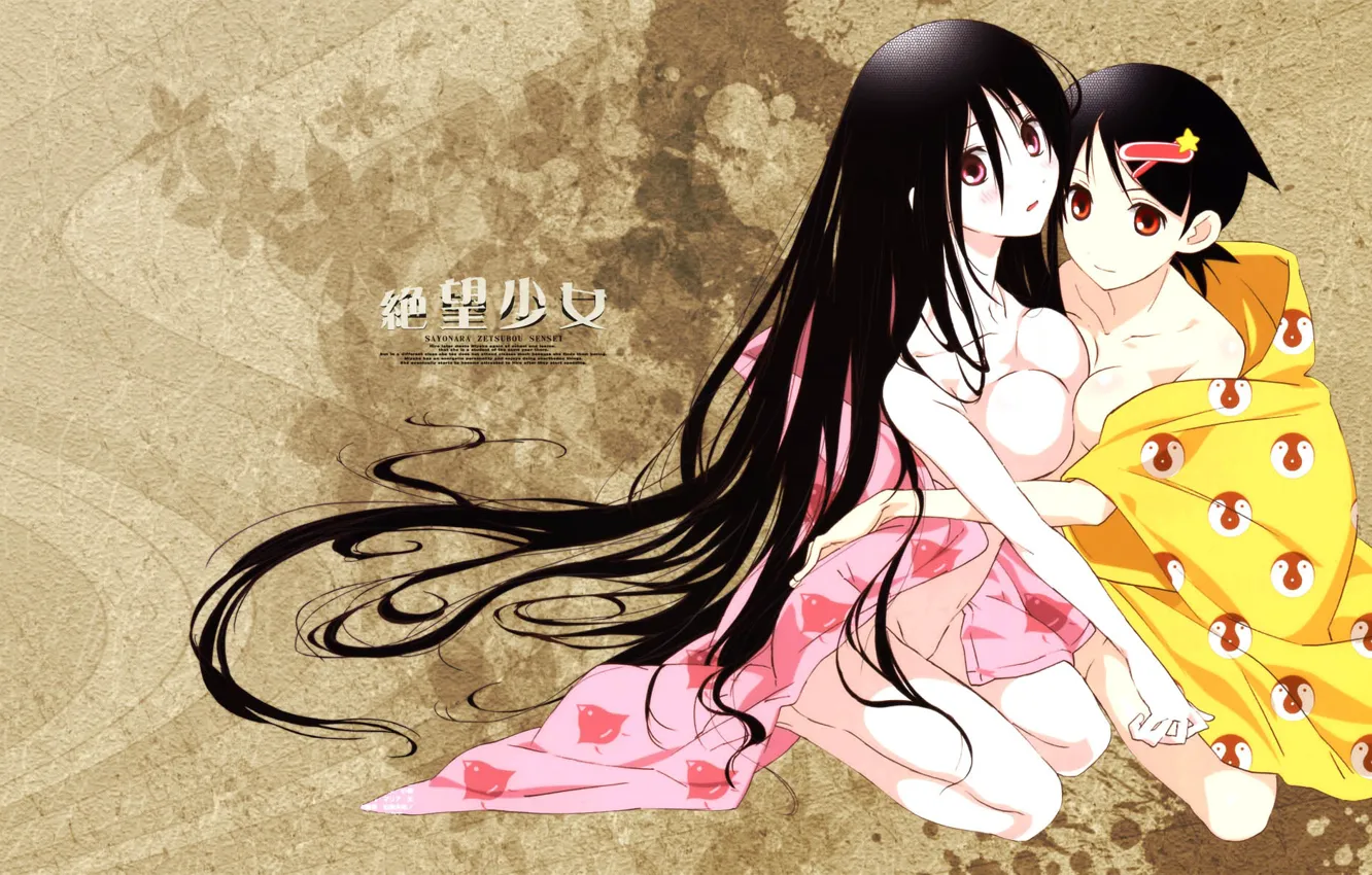 Фото обои грудь, девушки, Sayonara Zetsubou Sensei, Прощай безрадостный сенсей