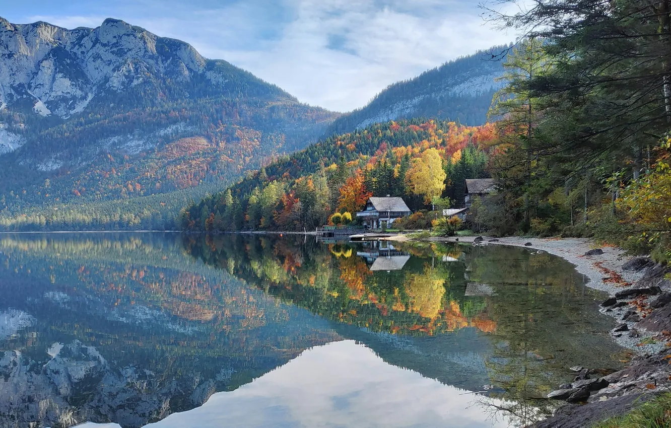 Фото обои Австрия, lake, countryside, Альтаусзее, Maxim Berg, altaussee, Aвстрия
