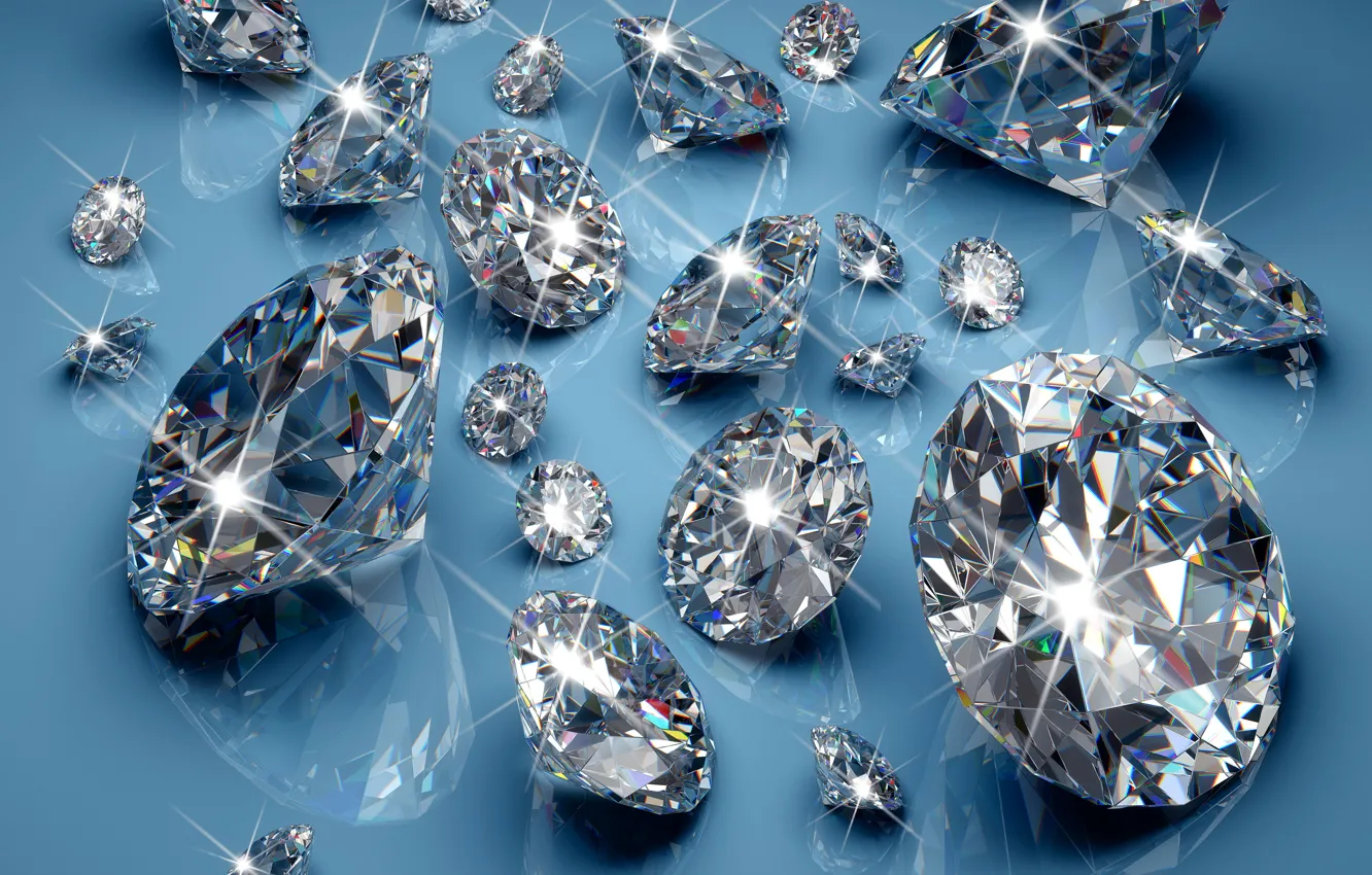 Фото обои бриллианты, glow, brilliant, sparkle, glitter, diamonds, jem