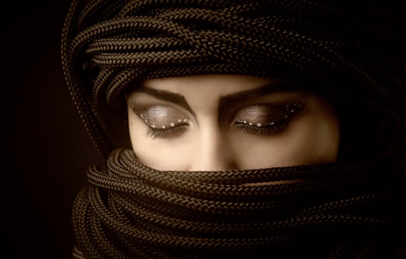 Фото обои girl, eyes, face