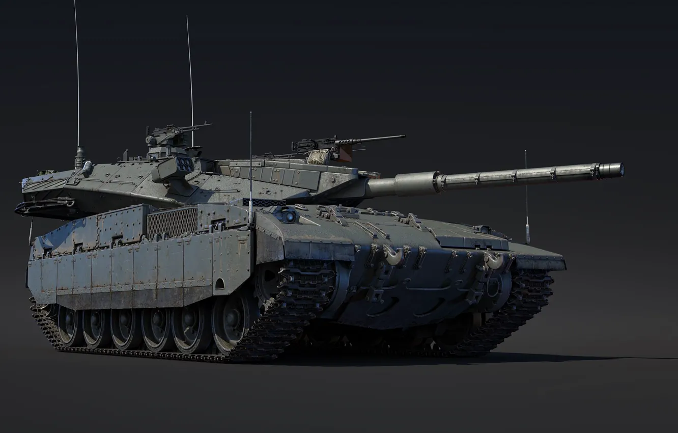 Фото обои Израиль, Основной боевой танк, Merkava Mk. 2D