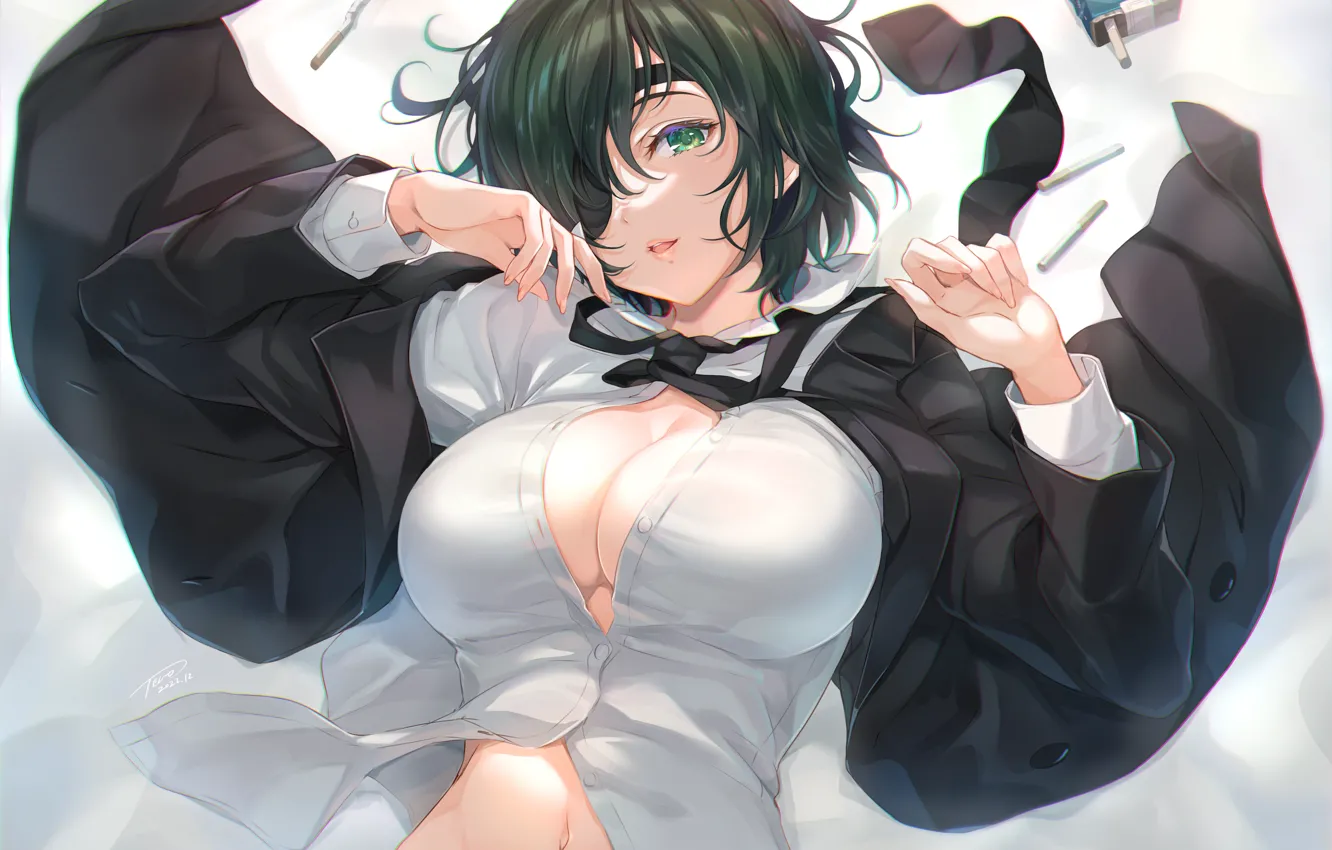 Фото обои девушка, сигареты, Chainsaw Man, Himeno
