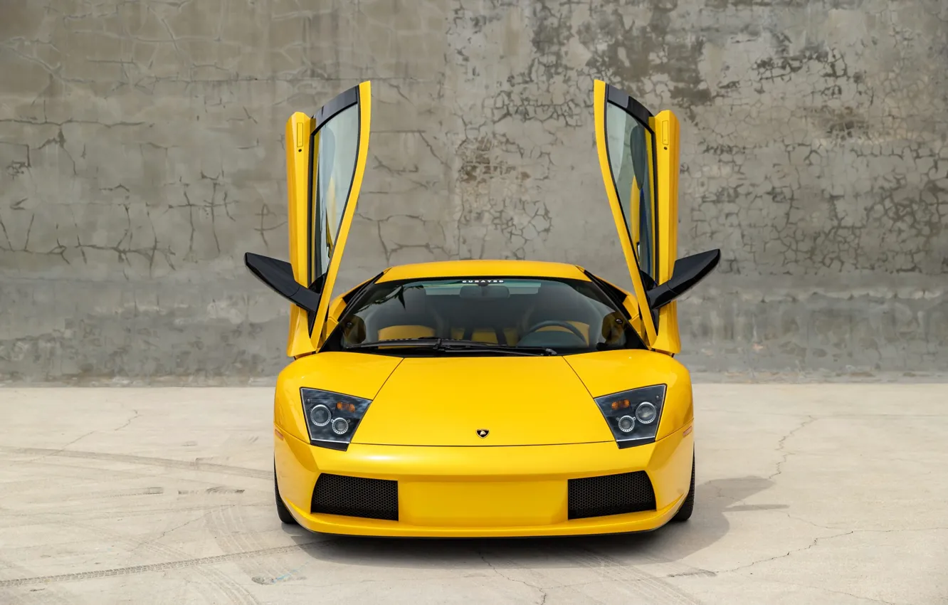 Фото обои Lamborghini, Lamborghini Murcielago, Murcielago, lambo door, front view