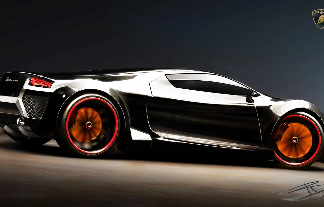 Фото обои фары, концепт, диски, Lamborghini Cachazo