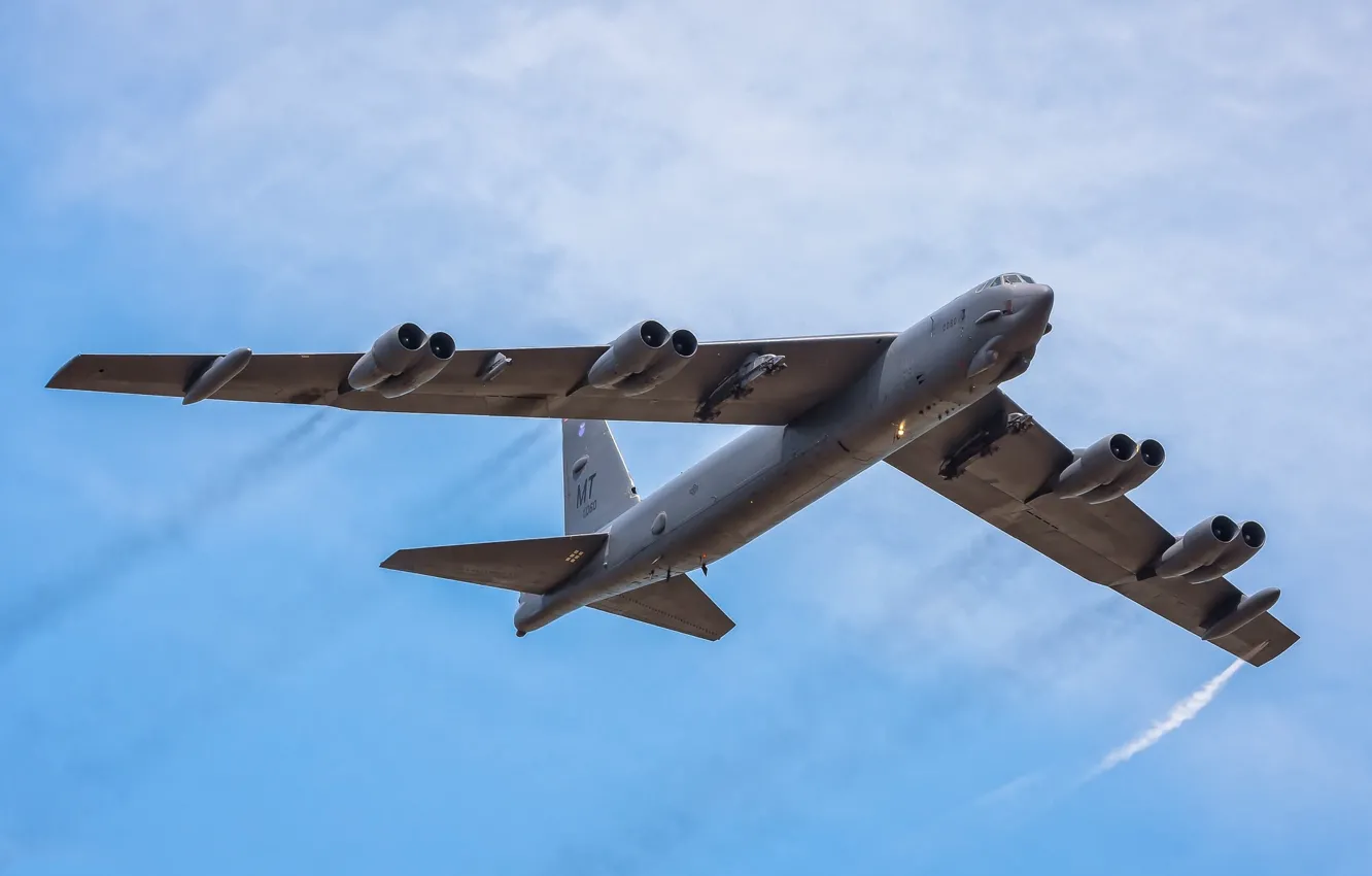 Фото обои небо, самолёт, в небе, B-52