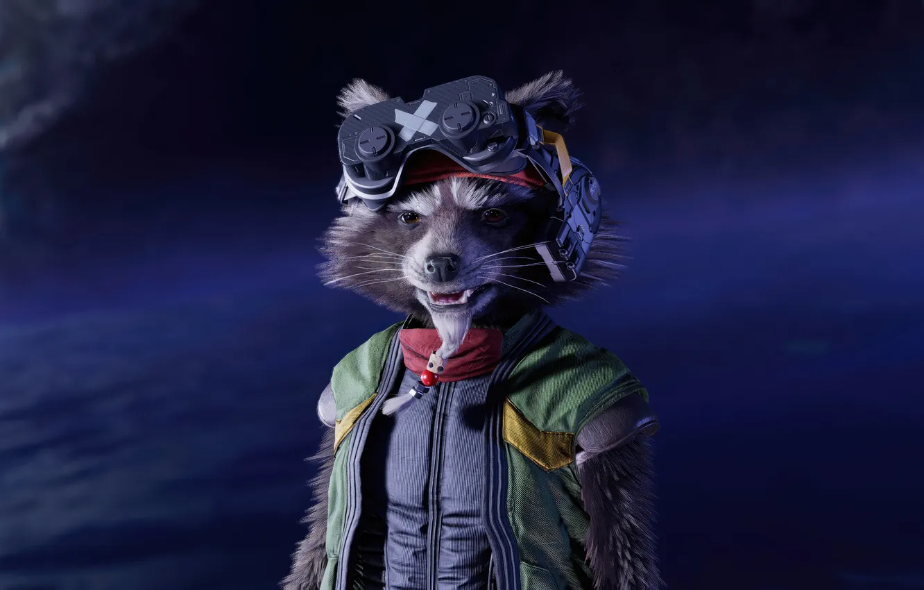Фото обои rocket, raccoon, guardians of the galaxy