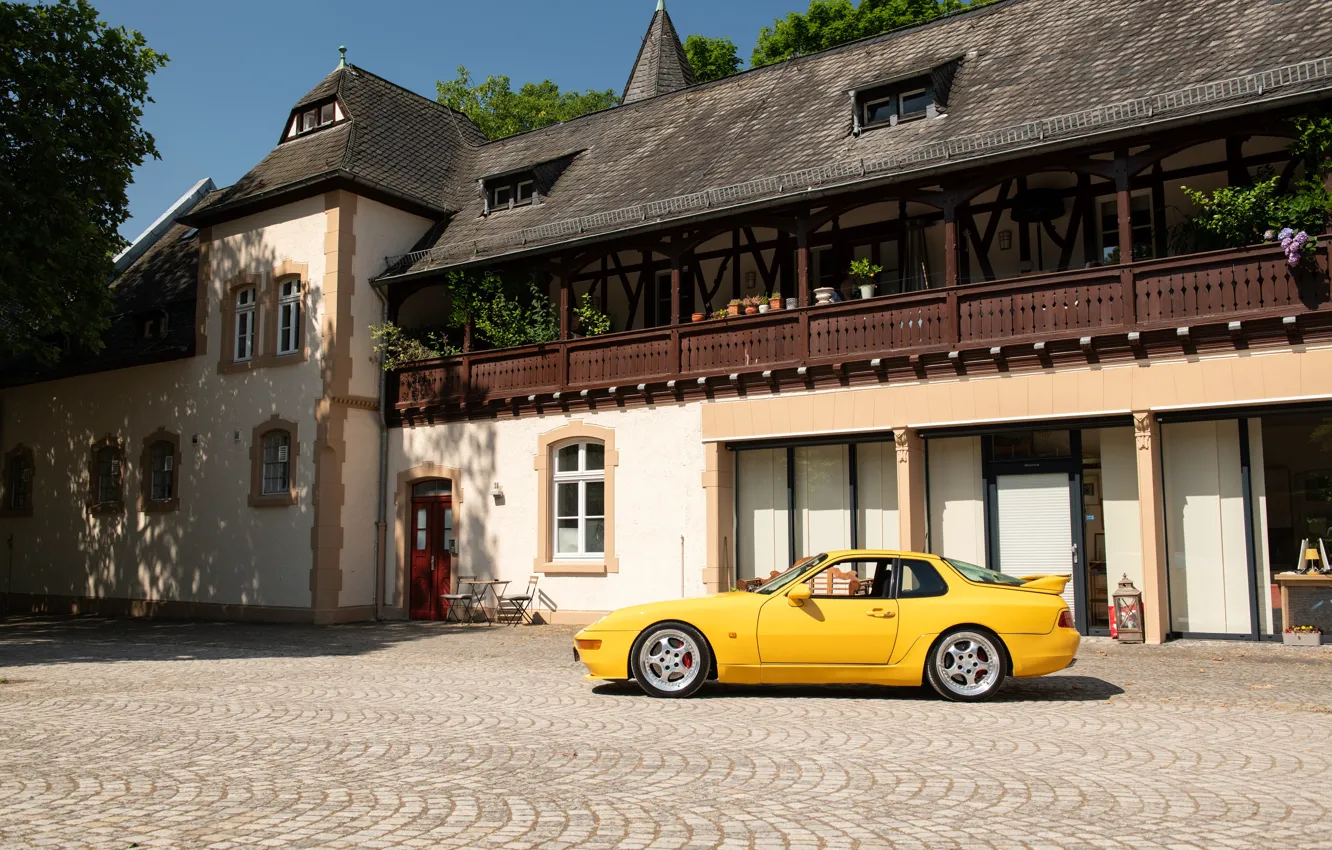 Фото обои Porsche, 968, side view, Porsche 968 Turbo S