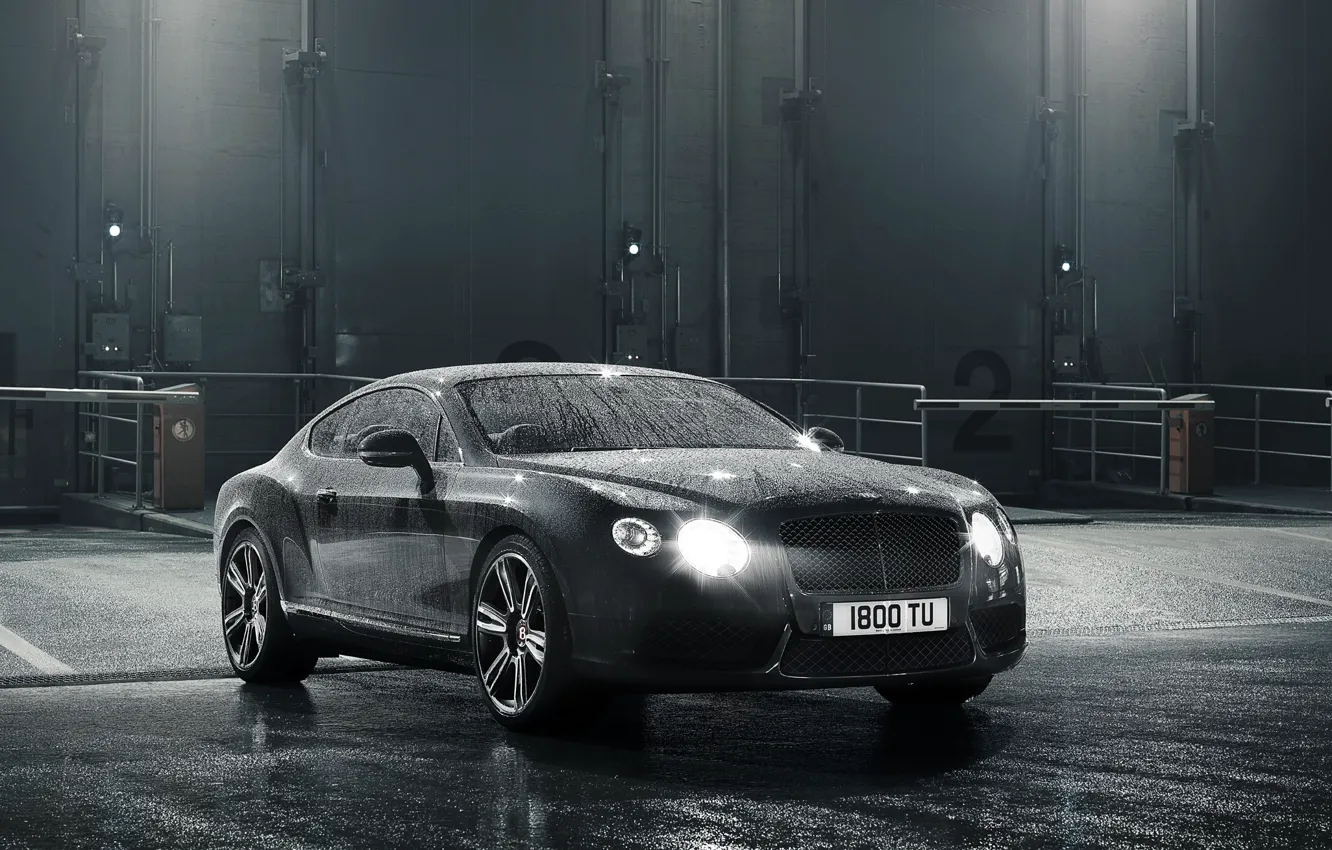 Фото обои car, машина, вода, свет, light, water, 2012 Bentley Continental GT V8, 2156x1616