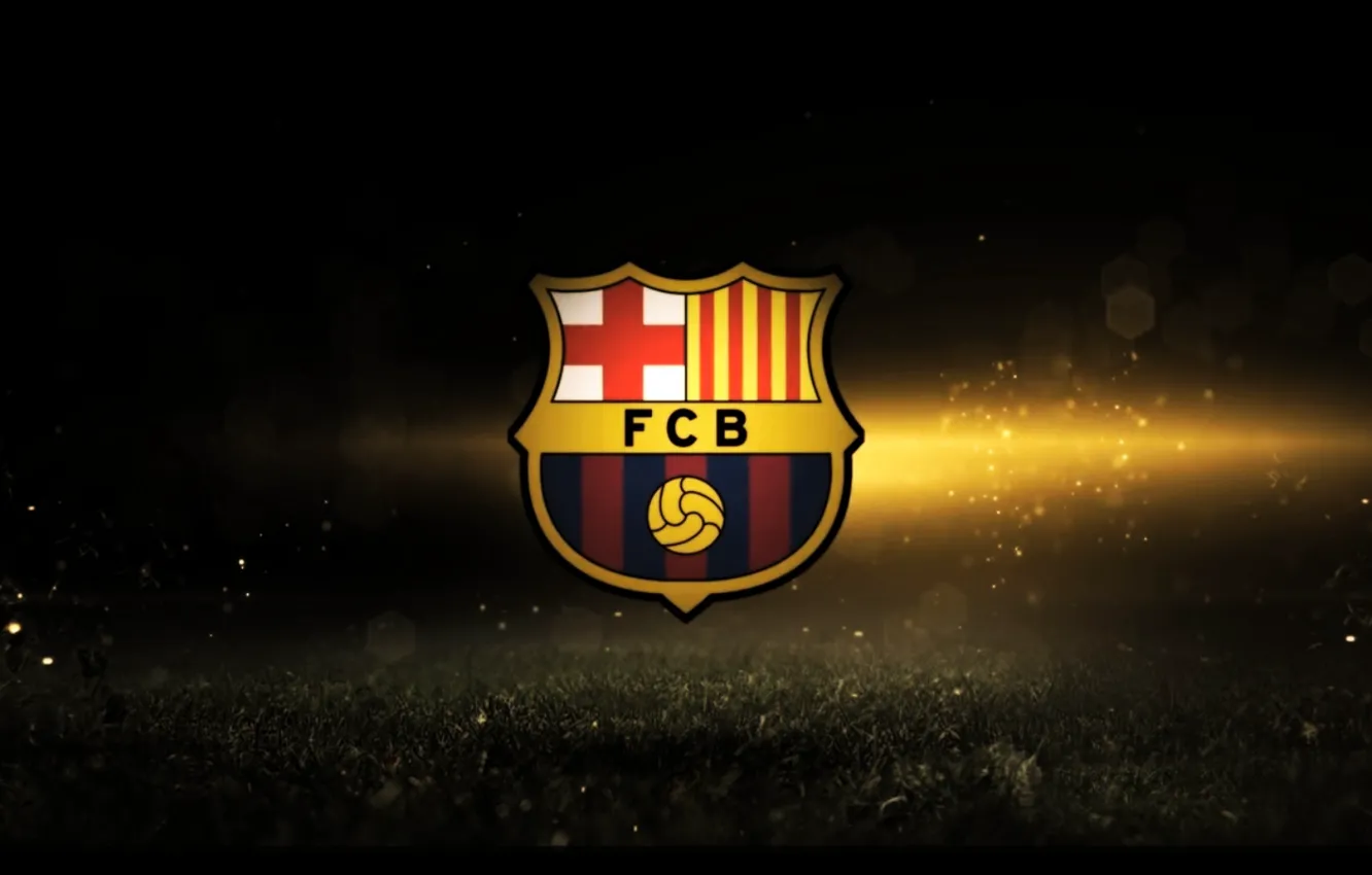 Фото обои logo, барселона, football, barcelona