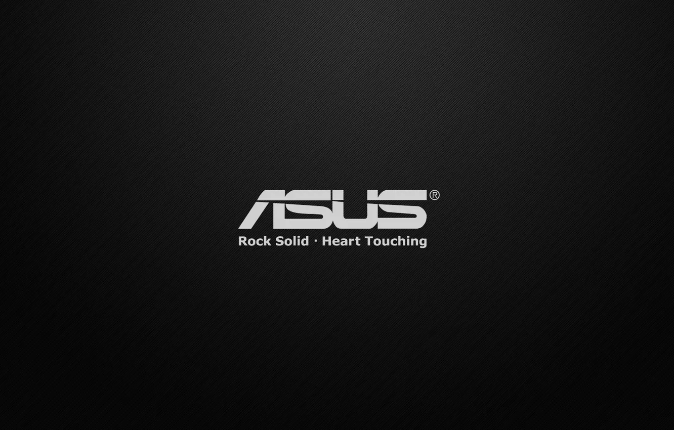 Фото обои white, black, heart, Asus, touching, rock solid