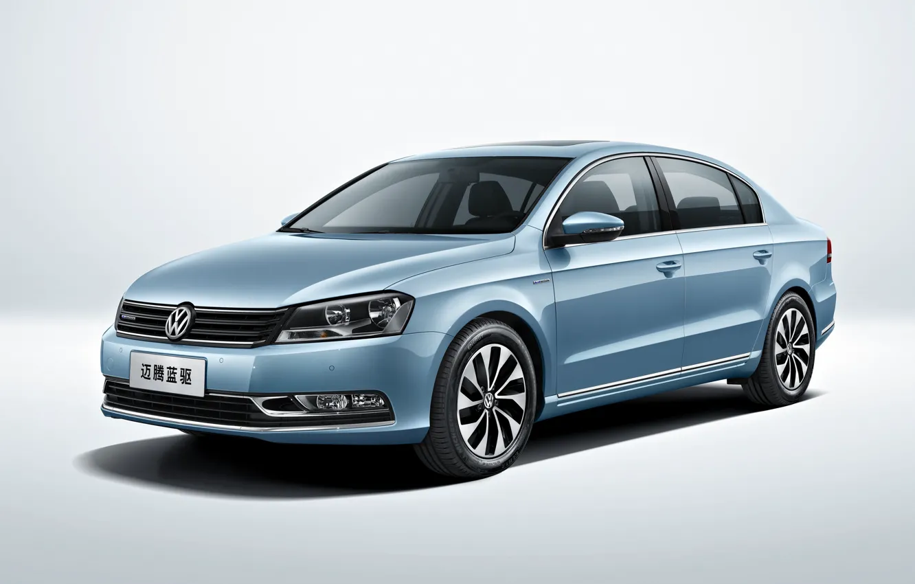 Фото обои Volkswagen, фольксваген, пассат, 2013, Passat, CN-spec, BlueMotion