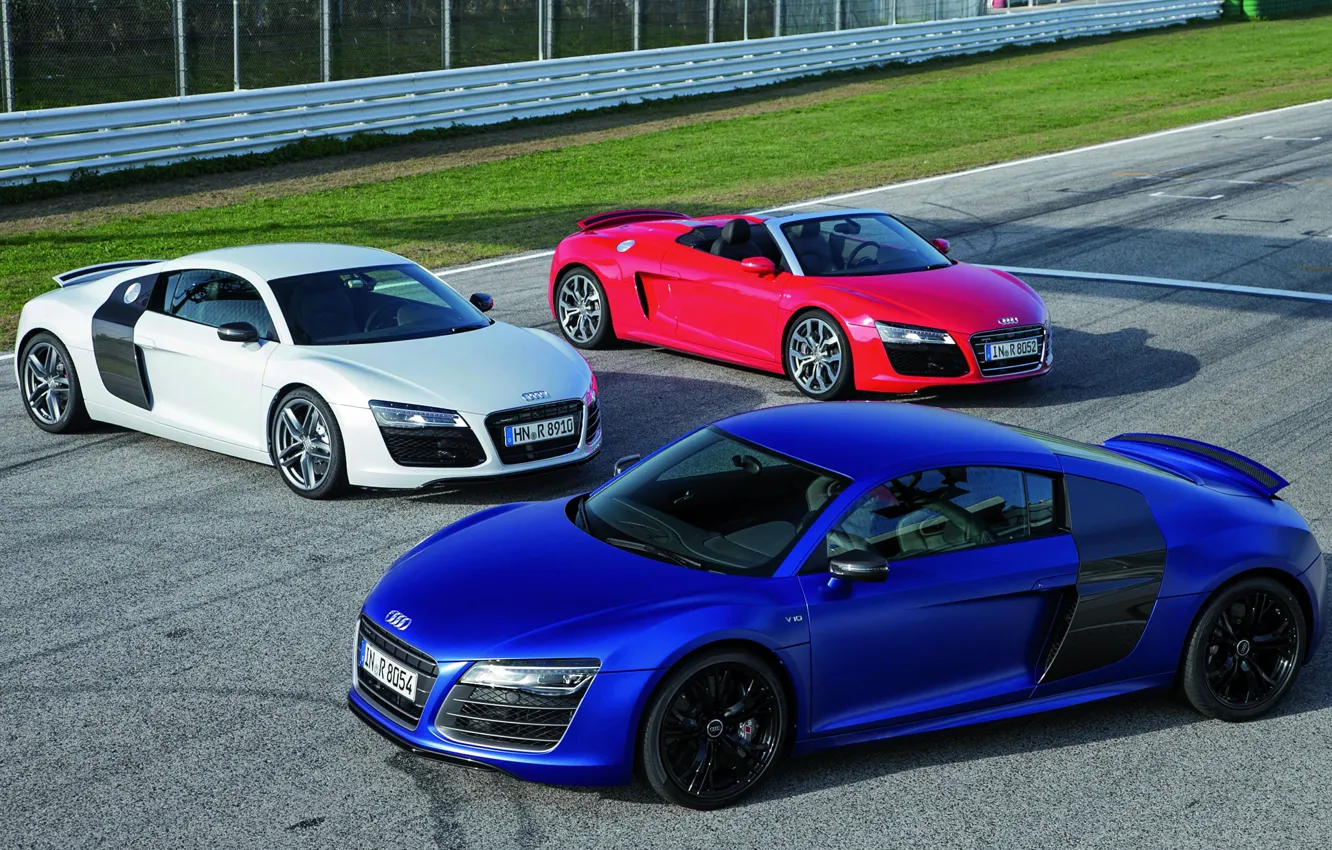 Фото обои Audi R8, Spyder, Суперкар, Автомобили, V10, Audi R8 V10, V10 Coupé