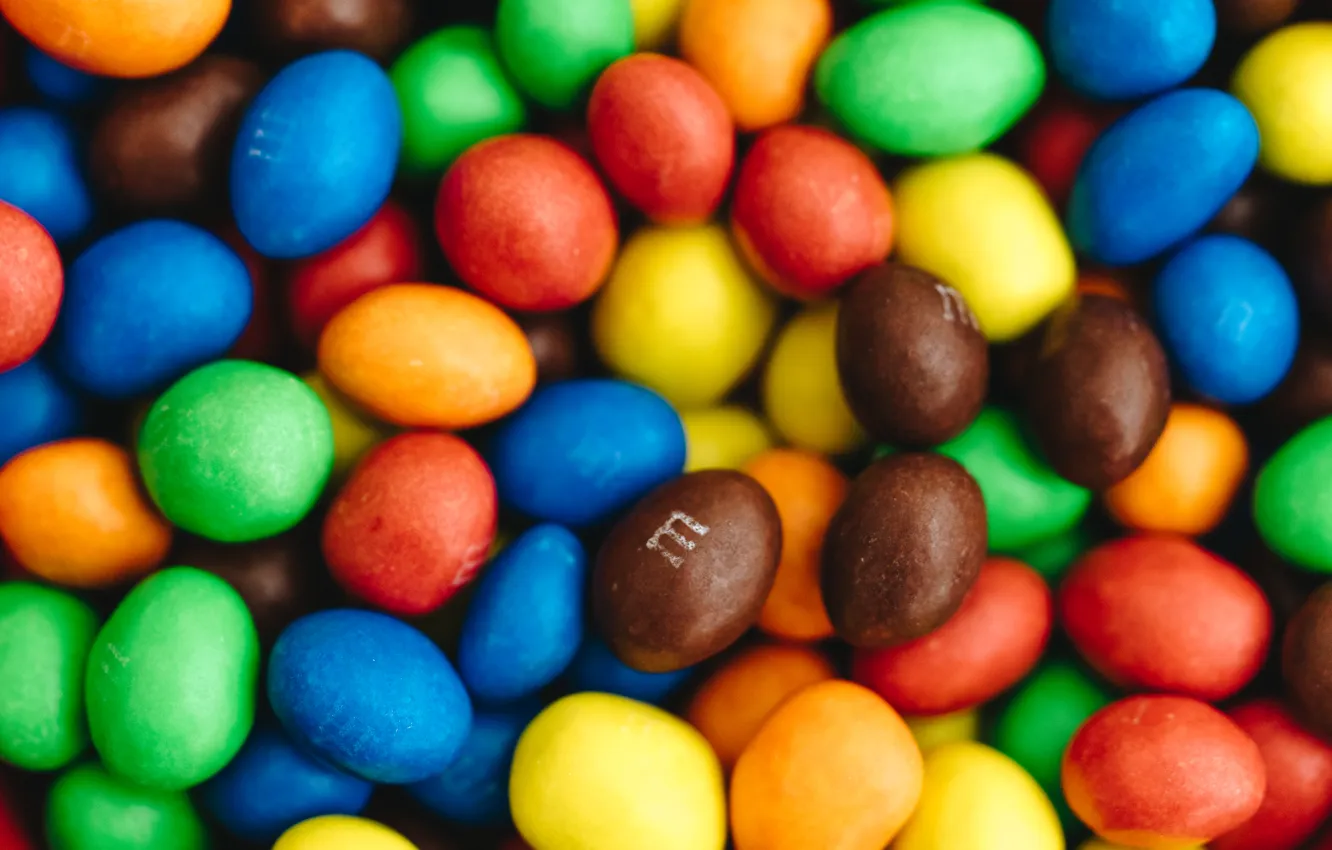 Фото обои colors, chocolate, candy, famous