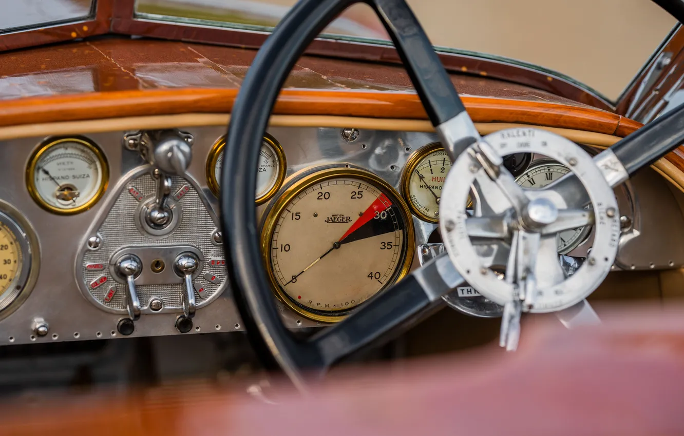 Фото обои ретро автомобили, единственный экземпляр, Hispano-Suiza, retro cars, 1924, the only instance, Tulipwood Torpedo, by Nieuport