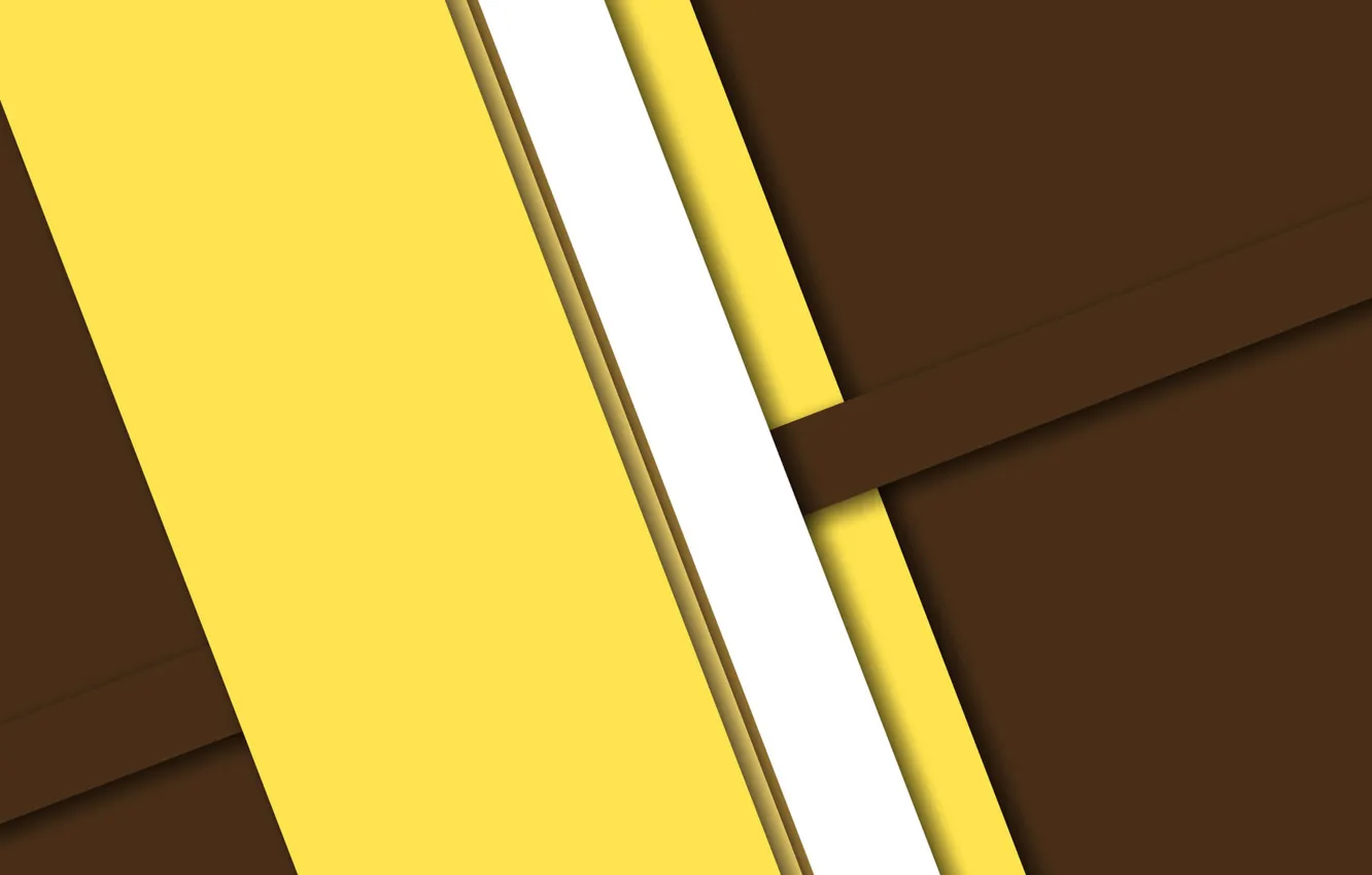 Фото обои белый, желтый, wallpaper, коричневый, design, линии background, material