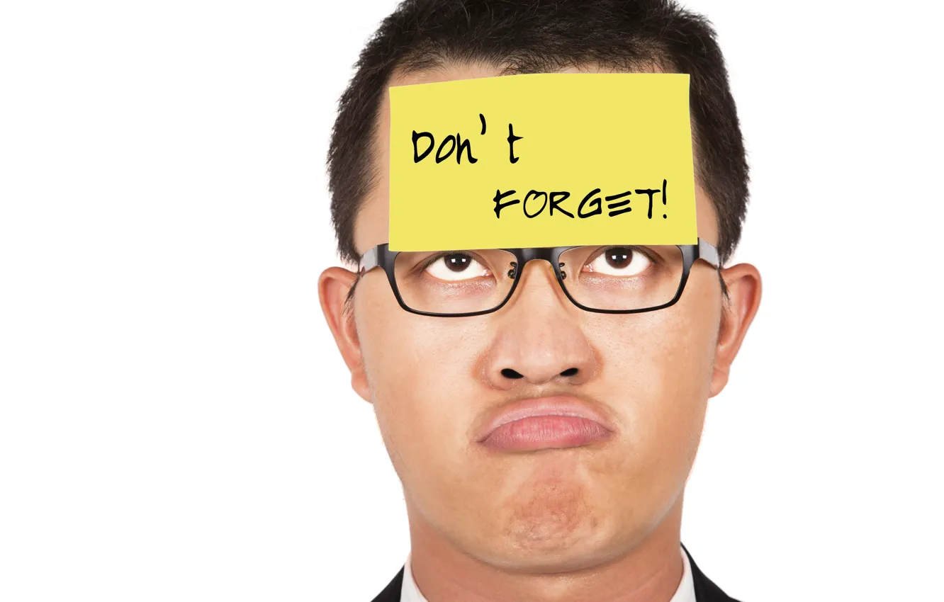 Фото обои message, sunglasses, thinking, forgetfulness