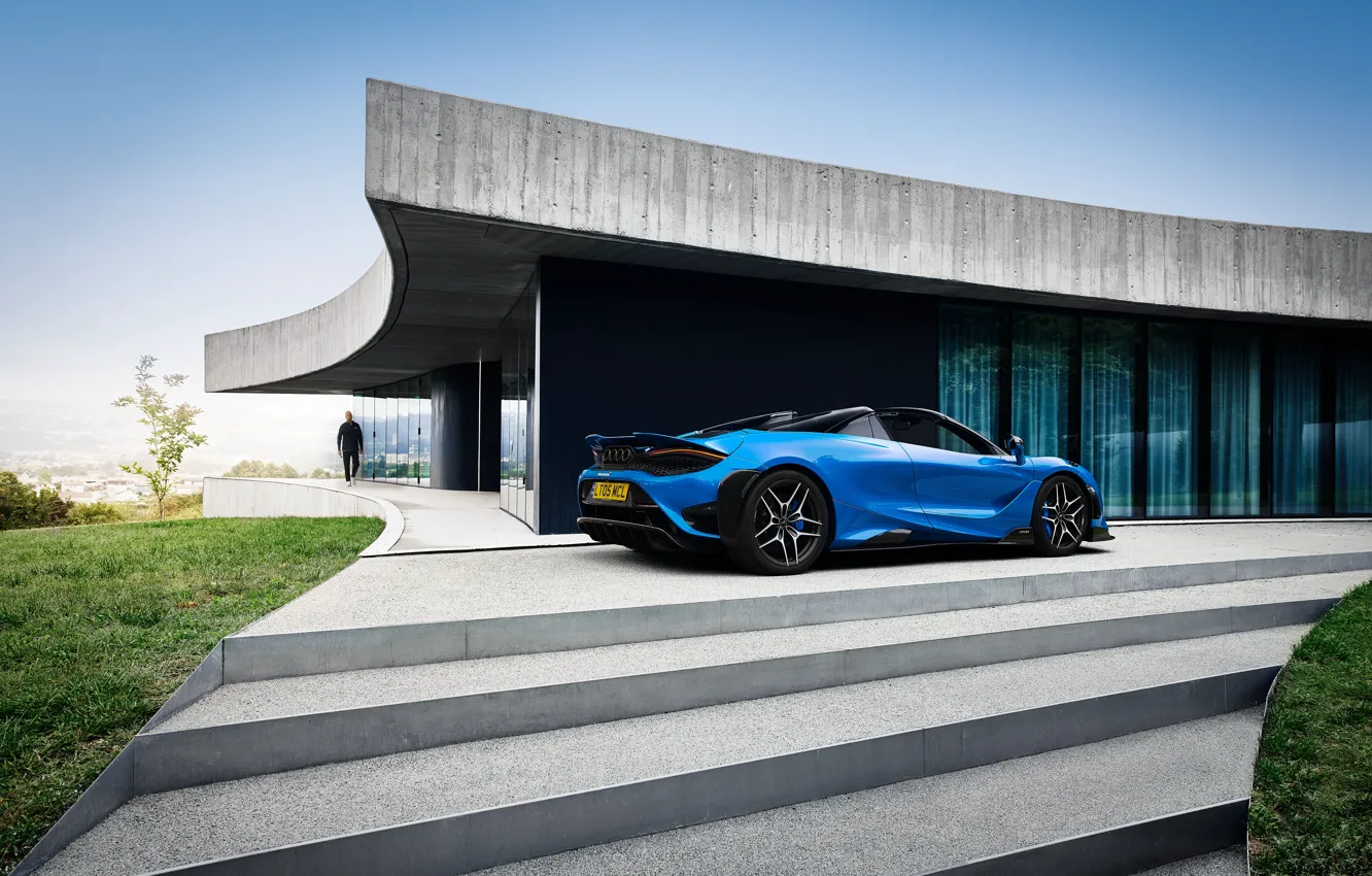 Фото обои car, McLaren, house, 765LT, McLaren 765LT Spider