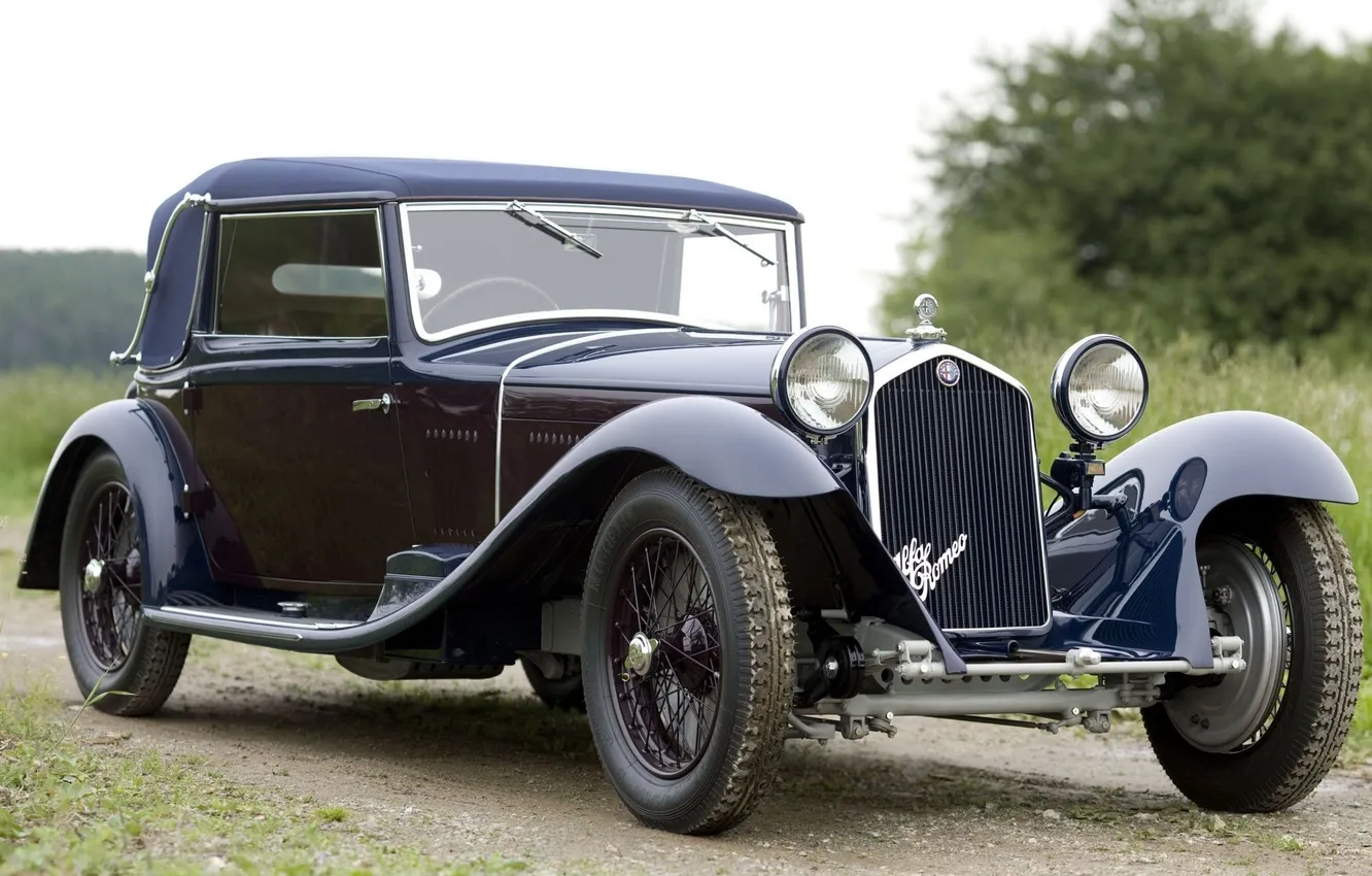 Фото обои 1933, Drophead, 8C 2300, Coupe by Castagna
