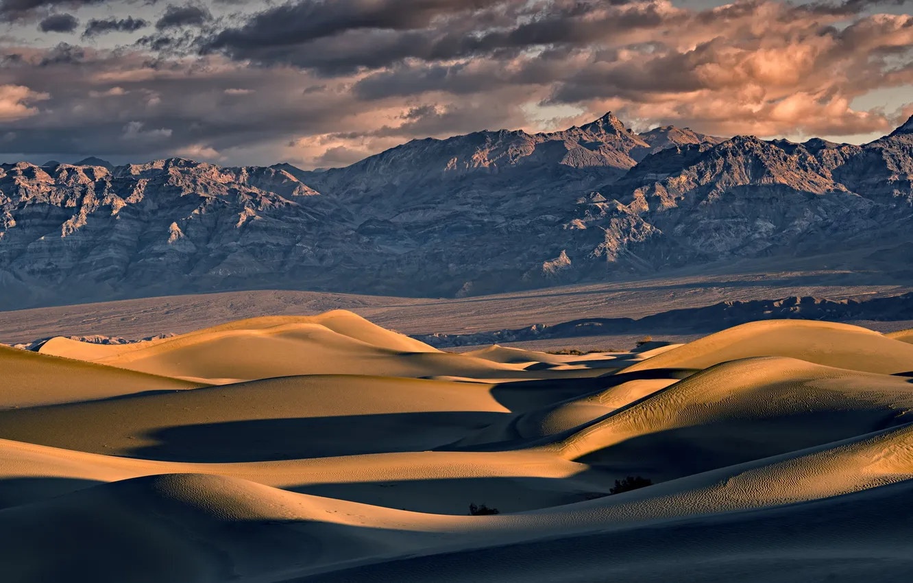Фото обои пейзаж, горы, дюны