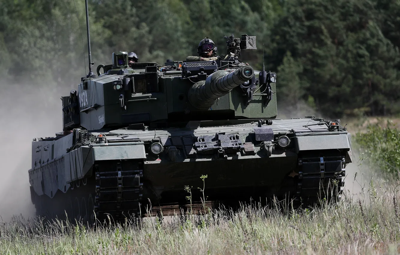 Фото обои Танк, Germany, Deutschland, Leopard 2A4, Bundeswehr, Танковые Войска