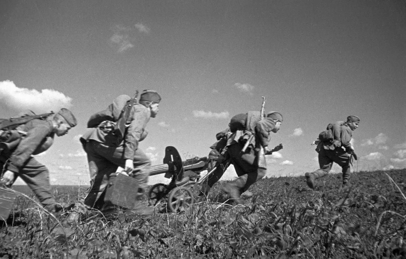 Фото обои Курская битва, Великая Отечественная Война, военные фотографии