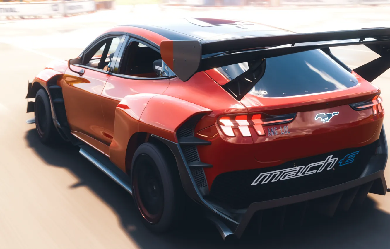 Фото обои Ford, Ford Mustang Mach-E, Forza Horizon 5, Forza 5