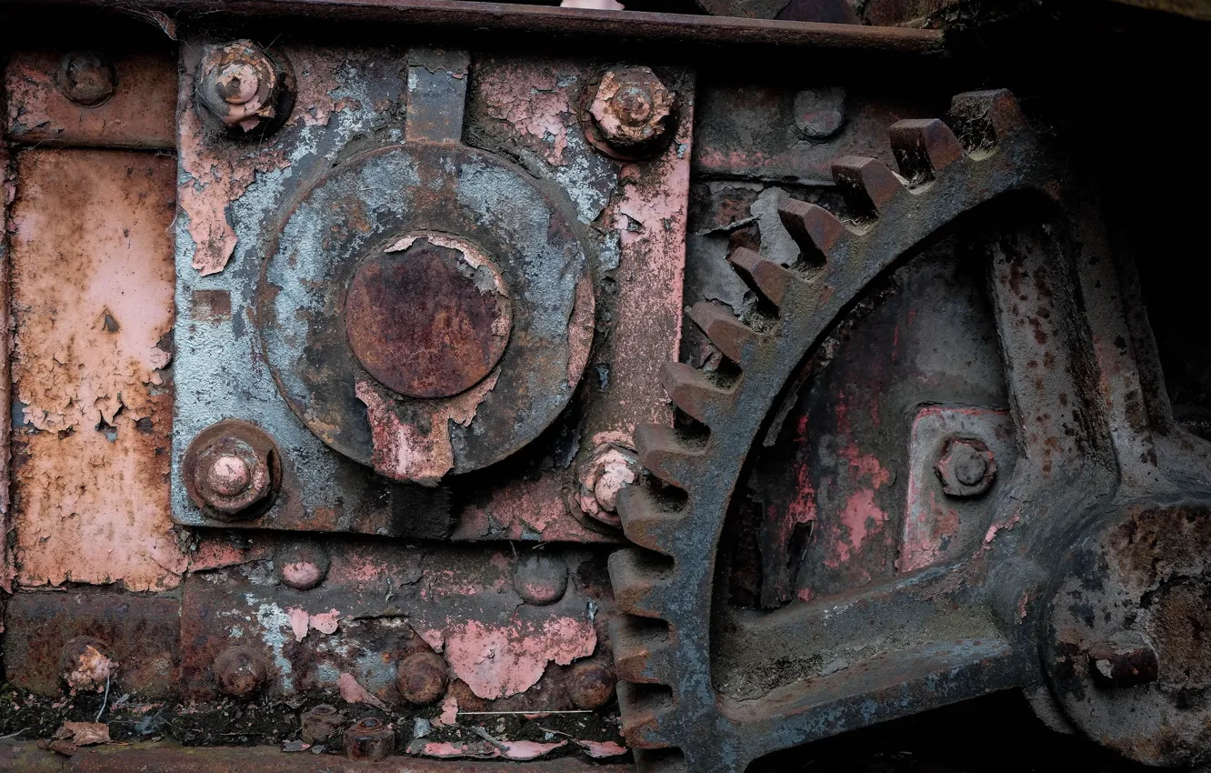 Фото обои industrial, rust, oxidation, inevitability