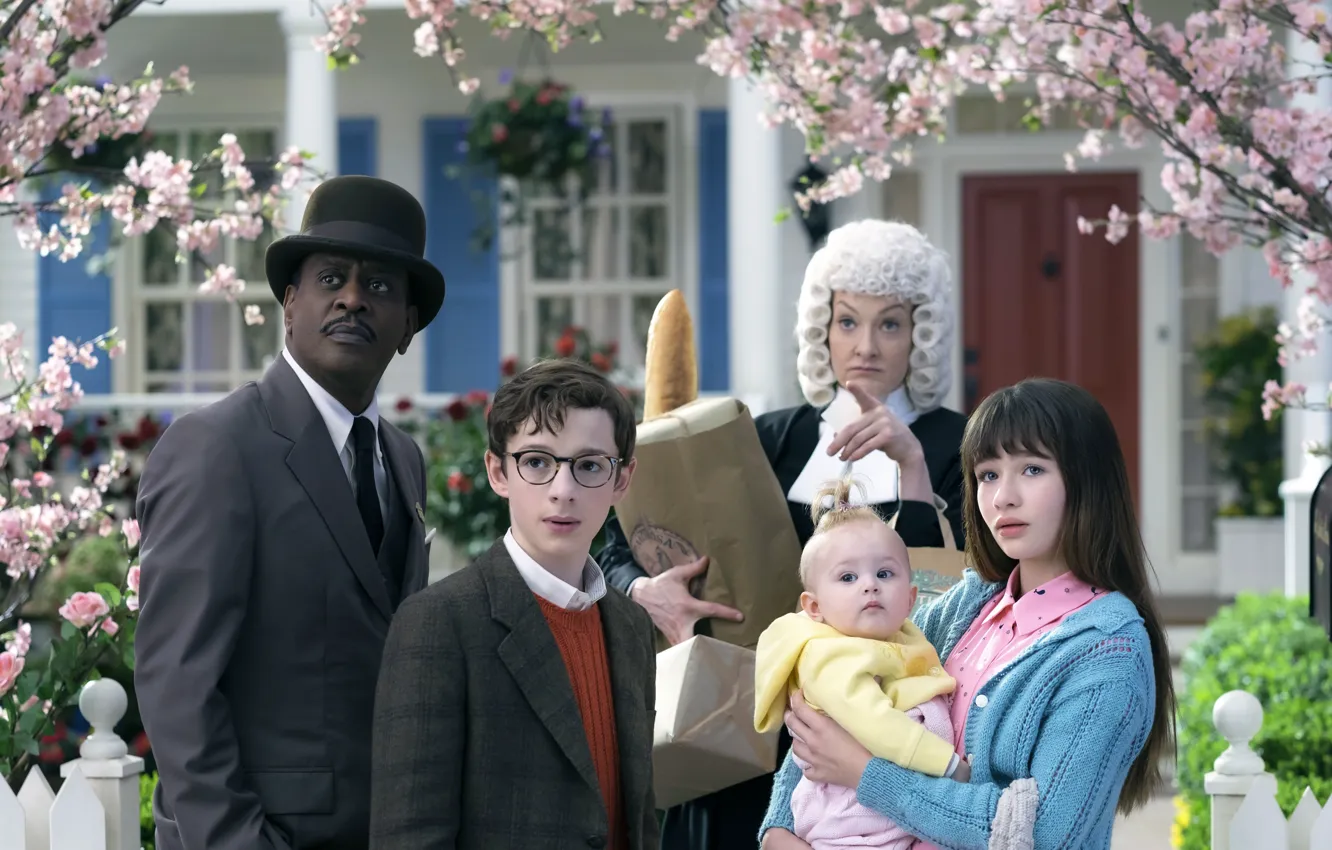 Фото обои сериал, A Series of Unfortunate Events, Malina Weissman, Presley Smith, Louis Hynes, Лемони Сникет: 33 …