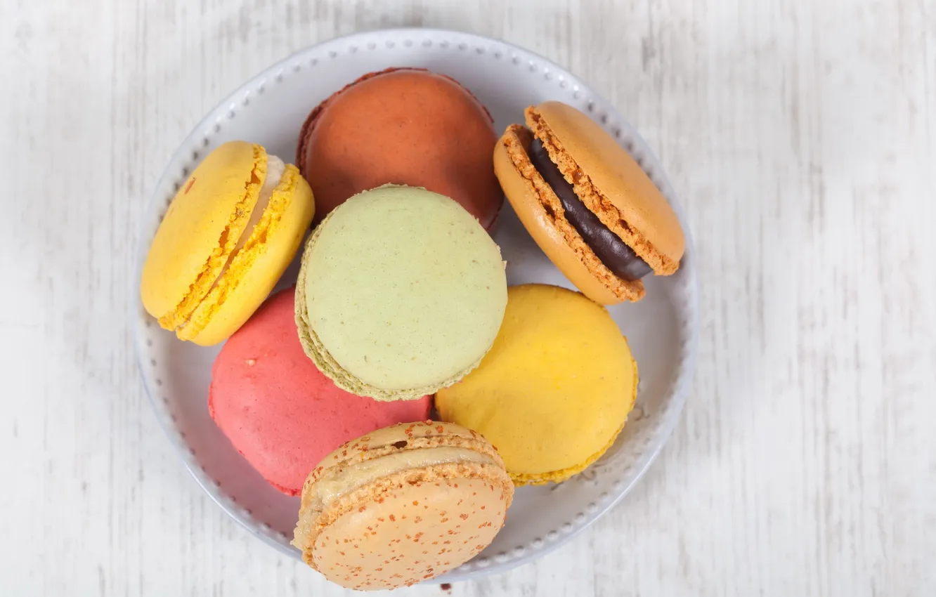 Фото обои еда, печенье, сладости, десерт, macaroons, макарони