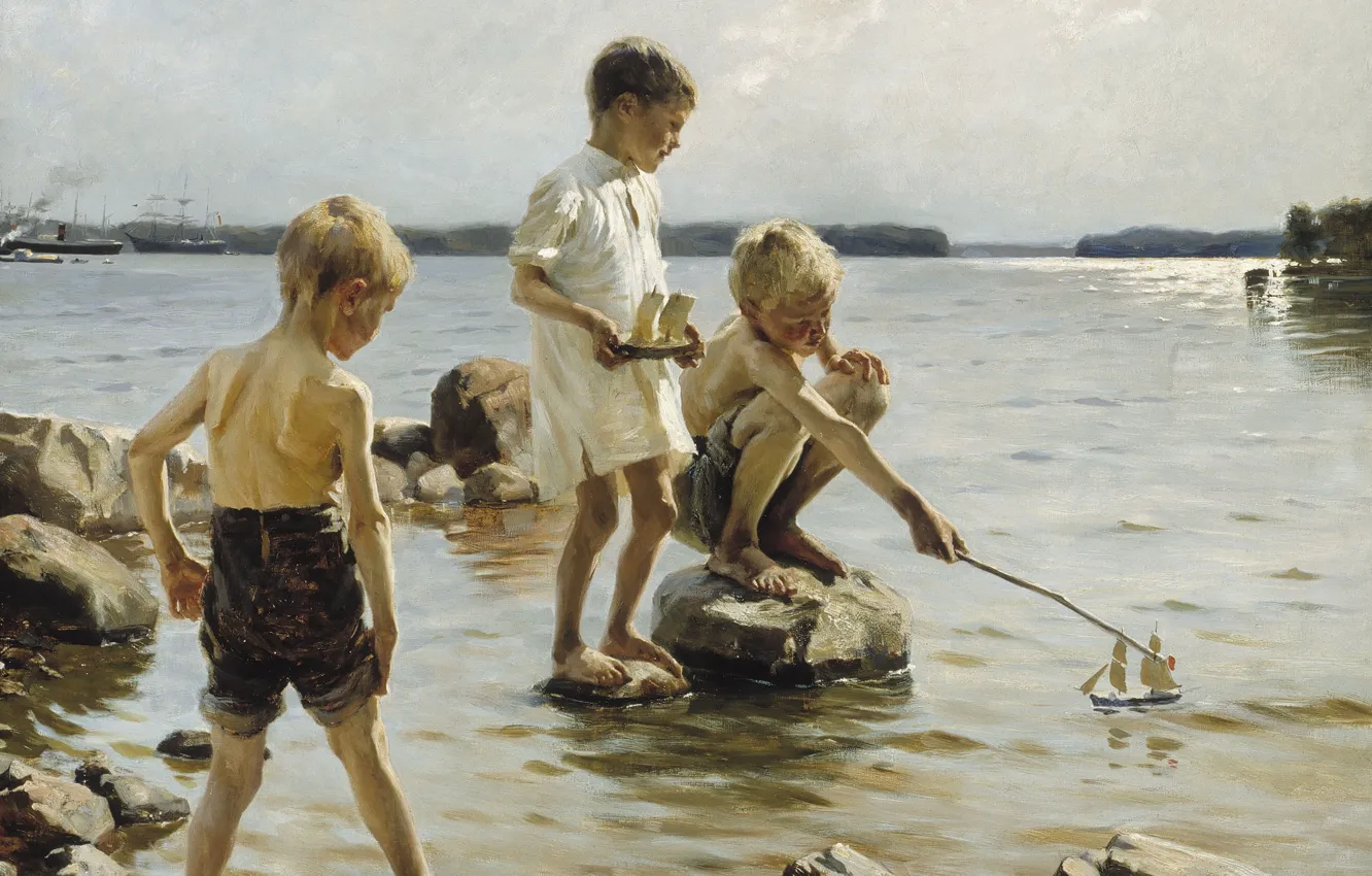 Фото обои 1884, Finnish painter, А́льберт Гу́став А́ристид Э́дельфельт, Альберт Эдельфельт, Albert Gustaf Aristides Edelfelt, Albert Edelfelt, …