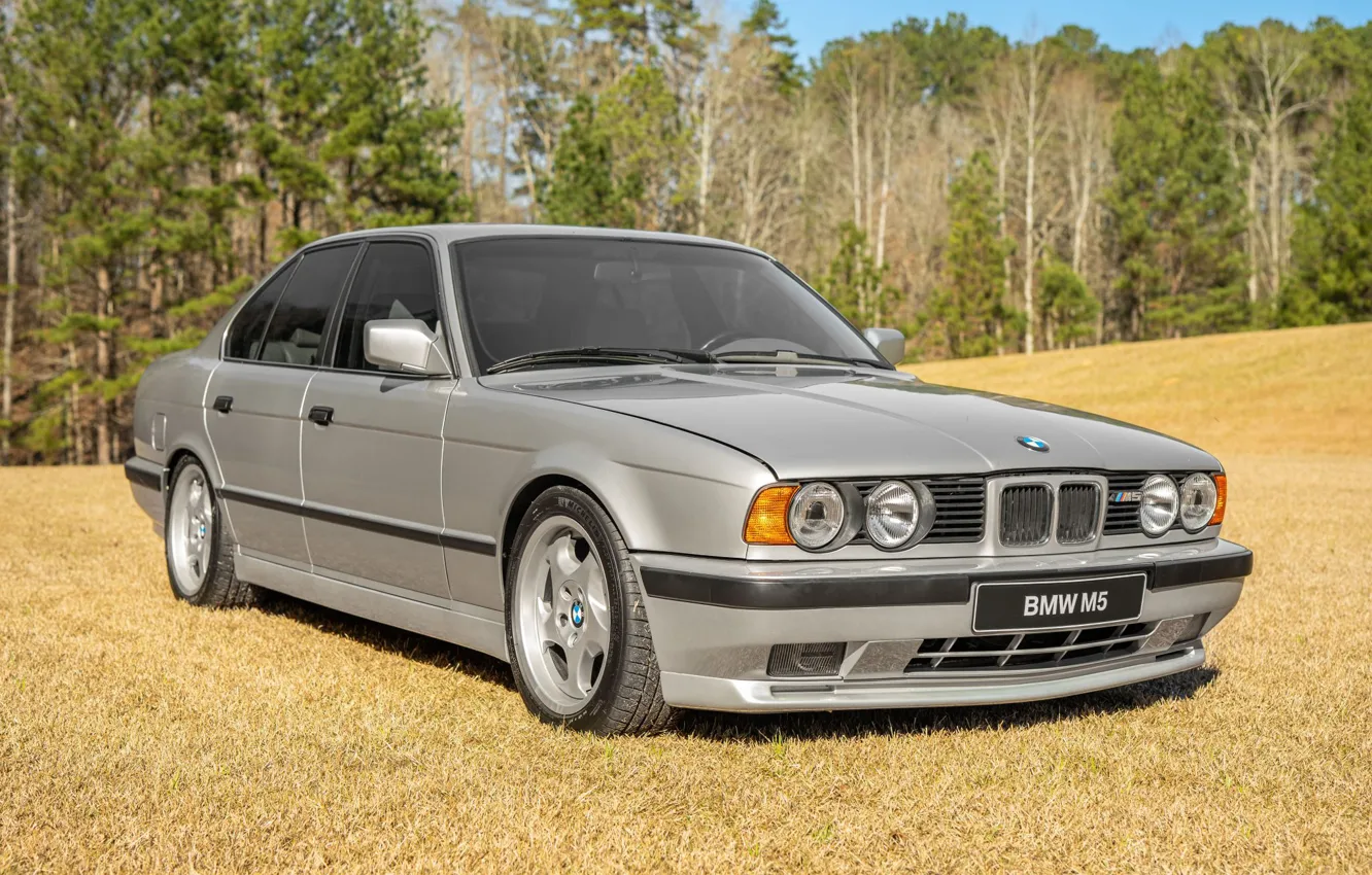 Фото обои BMW, E34, 5-Series, M5