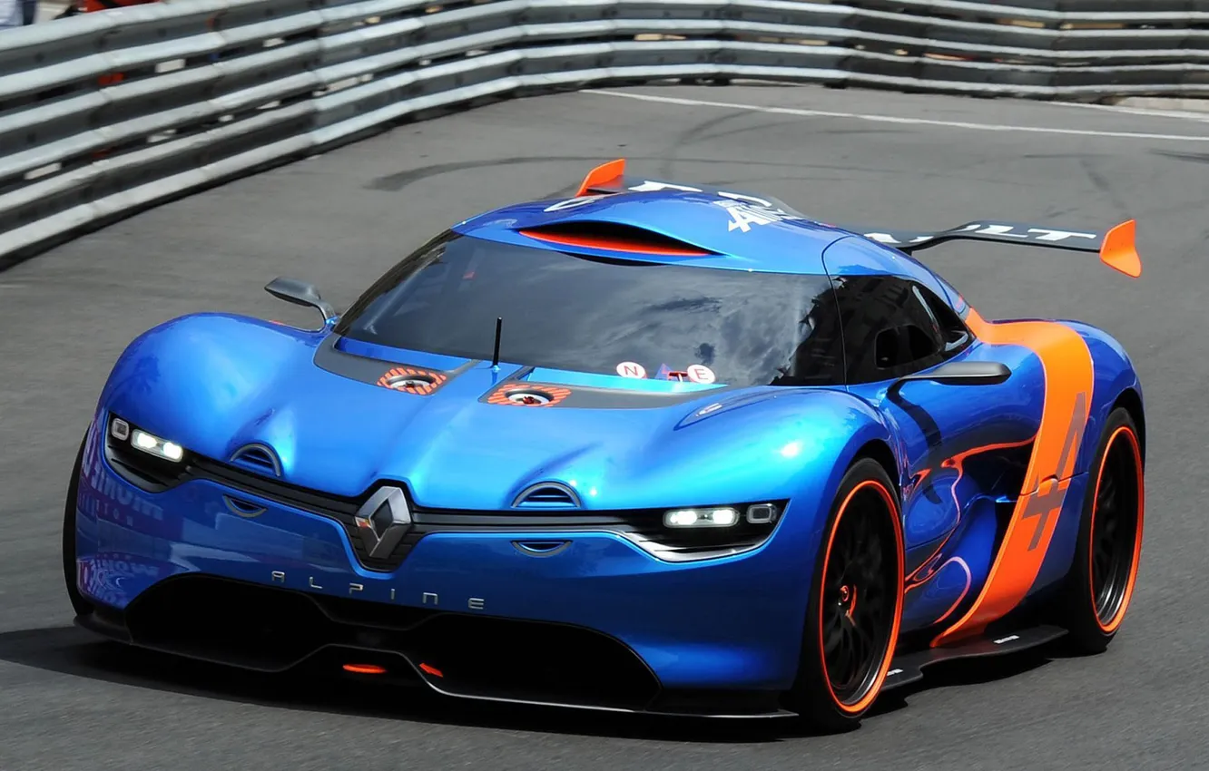 Фото обои машина, Concept, спорт, концепт, кар, дорога ., renalt alpine a110-50