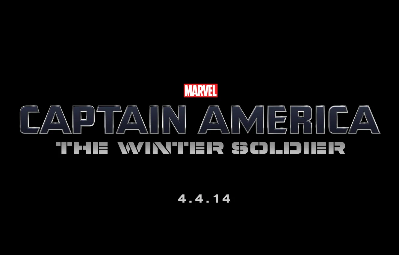 Фото обои Logo, Marvel, Movie, Letters, Captain America: The Winter Soldier