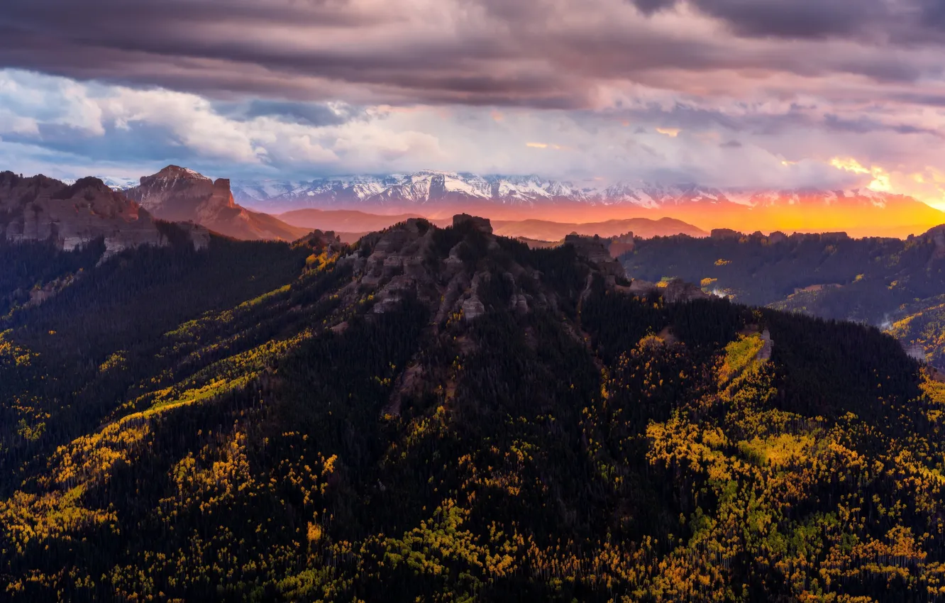 Фото обои небо, горы, United States, Colorado