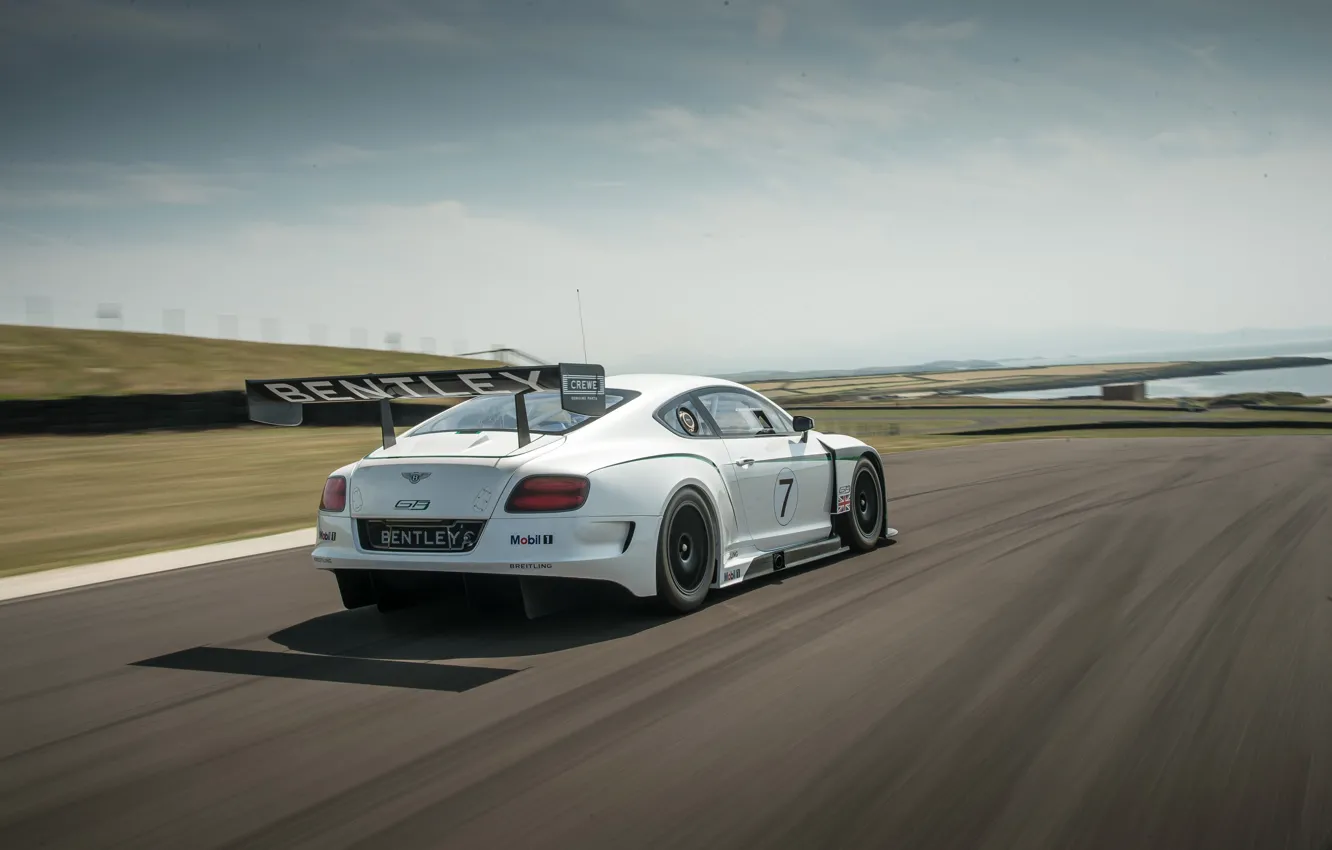 Фото обои bentley, lake, race, racing, continental gt3