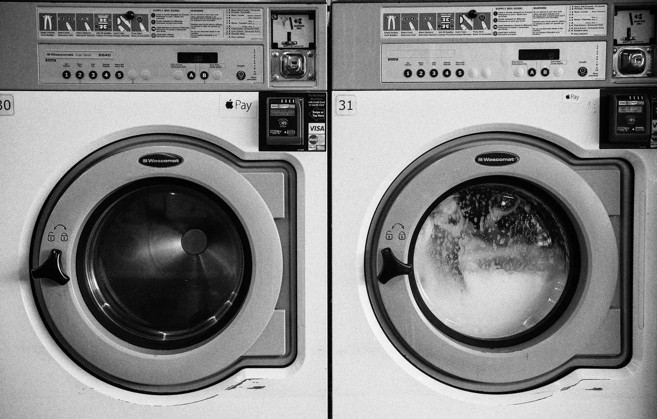 Фото обои metal, plastic, washing machine