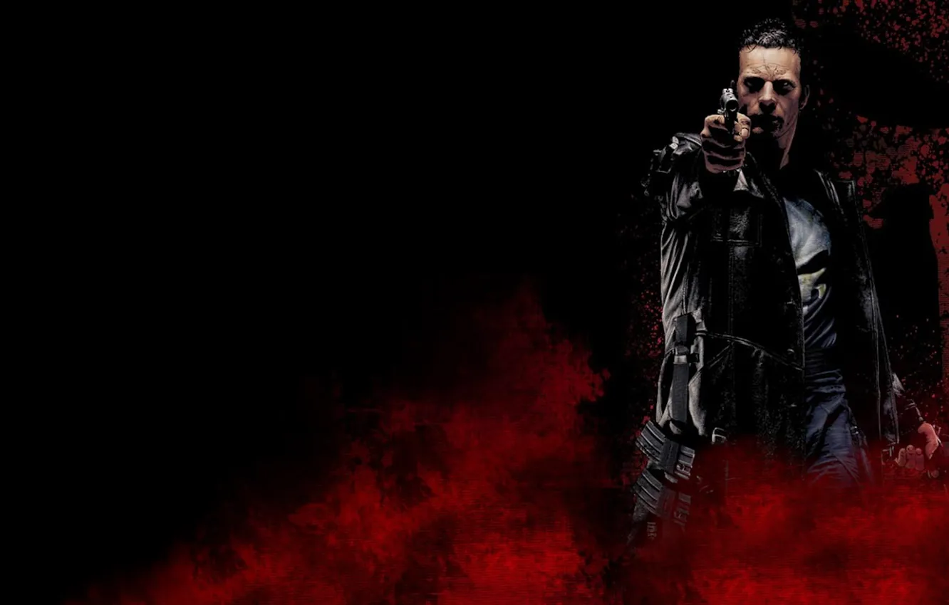 Фото обои gun, men, Marvel Comics, The Punisher, Frank Castle, at gunpoint, comics, comic art