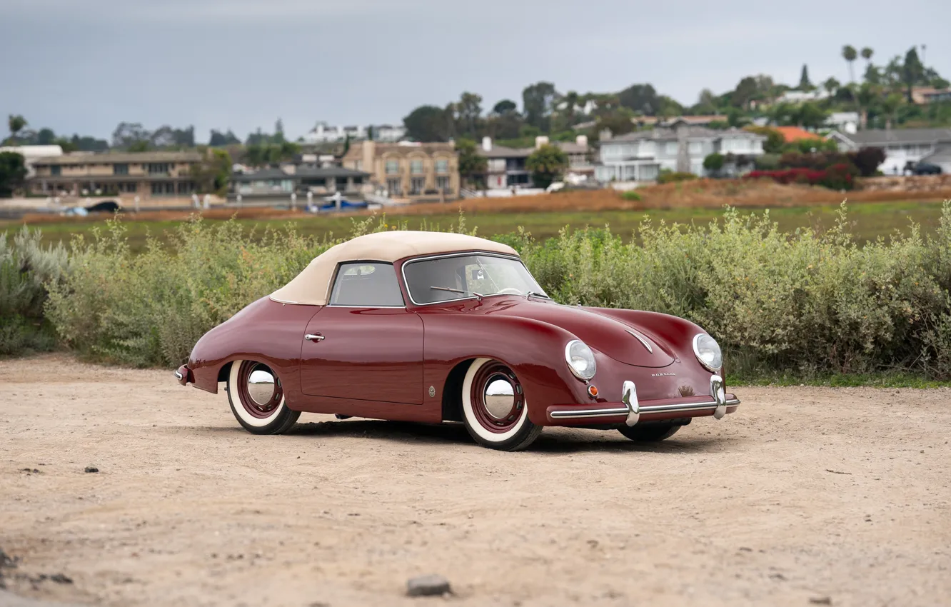 Фото обои Porsche, 1953, 356, Porsche 356 1300 Cabriolet