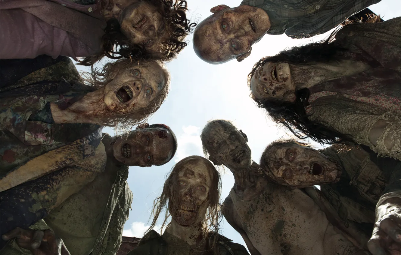 Фото обои зомби, трупы, The Walking Dead, Ходячие мертвецы